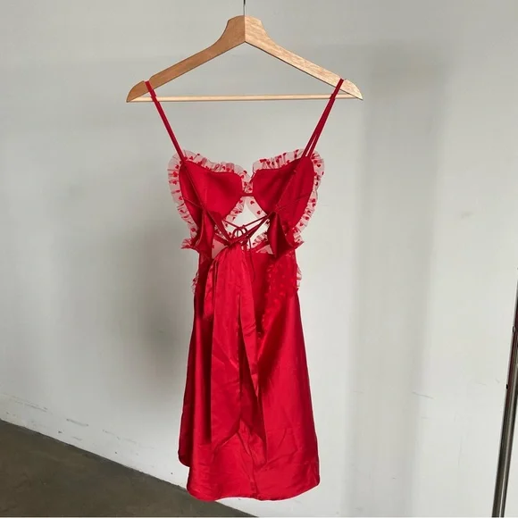 For Love And Lemons Red Mini Dress - Picture 7 of 9